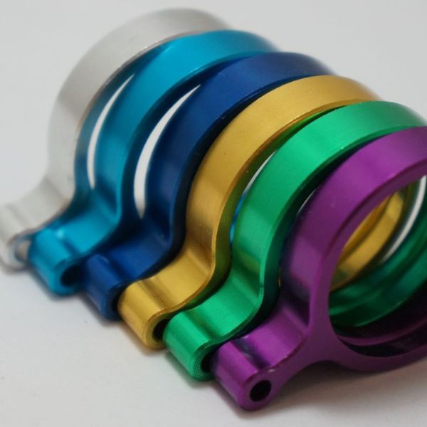 Image of anodized titanium